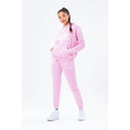 Baby Pink - Back - Hype Girls Scribble Logo Washed Hoodie