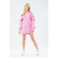 Pink - Back - Hype Girls Ellie Ruffle Sweatshirt