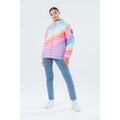 Rainbow - Back - Hype Childrens-Kids Rainbow Puffer Jacket