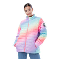 Rainbow - Front - Hype Childrens-Kids Rainbow Puffer Jacket