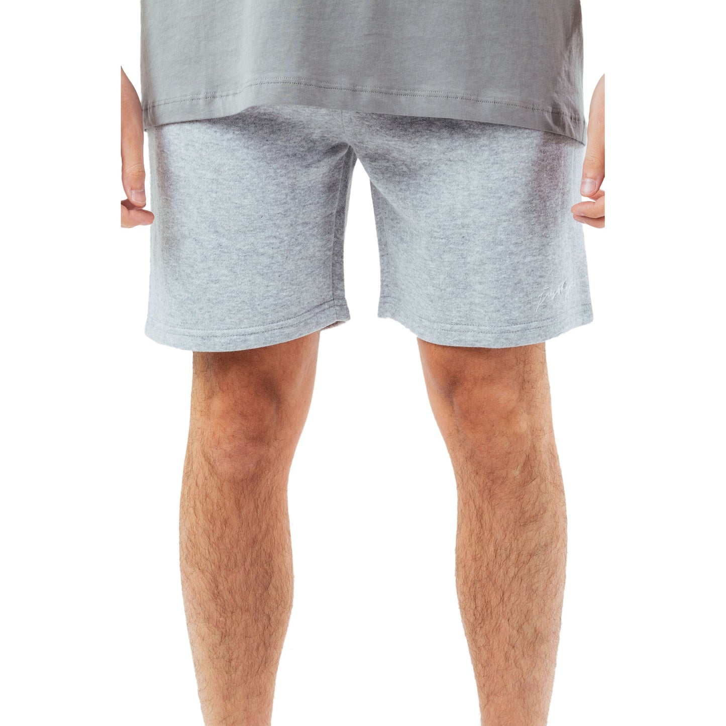 Grey Marl - Front - Hype Mens Scribble Marl Shorts