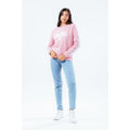 Pink - Back - Hype Childrens-Kids Sequin Panel Sweatshirt