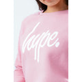 Pink - Lifestyle - Hype Childrens-Kids Sequin Panel Sweatshirt