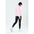 Pink - Side - Hype Childrens-Kids Lightweight Puffer Jacket