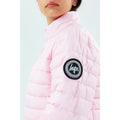Pink - Lifestyle - Hype Childrens-Kids Lightweight Puffer Jacket