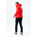Red - Back - Hype Mens Luxe Padded Jacket