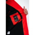 Red - Close up - Hype Mens Luxe Padded Jacket