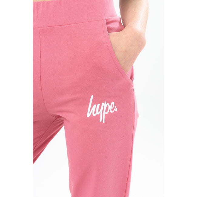 Pink - Lifestyle - Hype Girls Script Wide Leg Trousers
