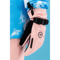 Pink - Side - Hype Childrens-Kids Snow Gloves