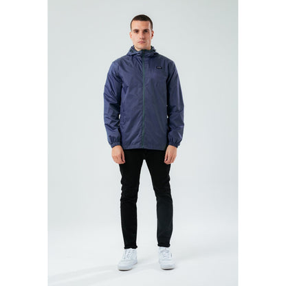 Navy - Side - Hype Mens Showerproof Style Jacket