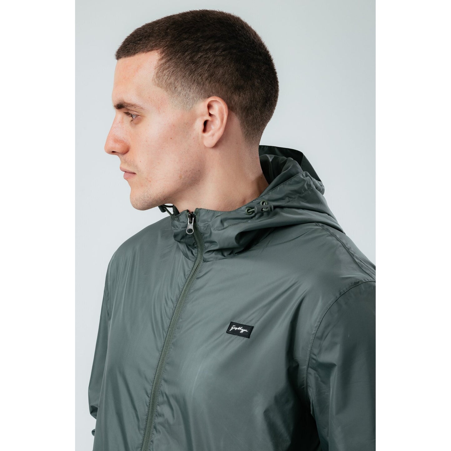 Khaki - Lifestyle - Hype Mens Showerproof Style Jacket