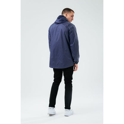 Navy - Back - Hype Mens Showerproof Style Jacket