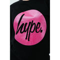 Black-Pink - Pack Shot - Hype Girls Script Glitter Long-Sleeved T-Shirt