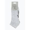 White-Black-Grey - Back - Hype Mens Monotone Trainer Socks (Pack of 3)
