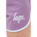 Lilac - Side - Hype Girls Runner Script Shorts