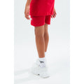 Red - Back - Hype Childrens-Kids Double Logo Shorts