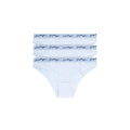 White - Front - Hype Womens-Ladies Hipster Briefs (Pack of 3)