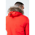 Red - Pack Shot - Hype Mens Luxe Longline Parka