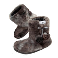 Black - Front - Hype Childrens-Kids Slipper Boots