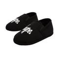 Black-White - Front - Hype Childrens-Kids Slippers