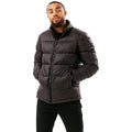 Black - Front - Hype Unisex Adult Deep Filled Puffer Jacket