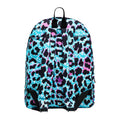 Black-Blue Ice - Back - Hype Leopard Backpack