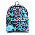 Black-Blue Ice - Front - Hype Leopard Backpack