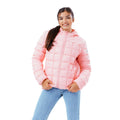 Pink - Front - Hype Childrens-Kids Baffled Casual Jacket