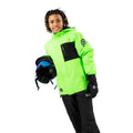 Green - Front - Hype Childrens-Kids Snow Ski Jacket