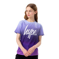Purple - Front - Hype Girls Fade Script T-Shirt