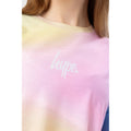 Yellow-Pink-Blue - Lifestyle - Hype Girls Hippy Fade Drop Shoulder Boxy T-Shirt