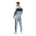 Grey-Navy - Side - Hype Mens Scribble Sports Jogging Bottoms