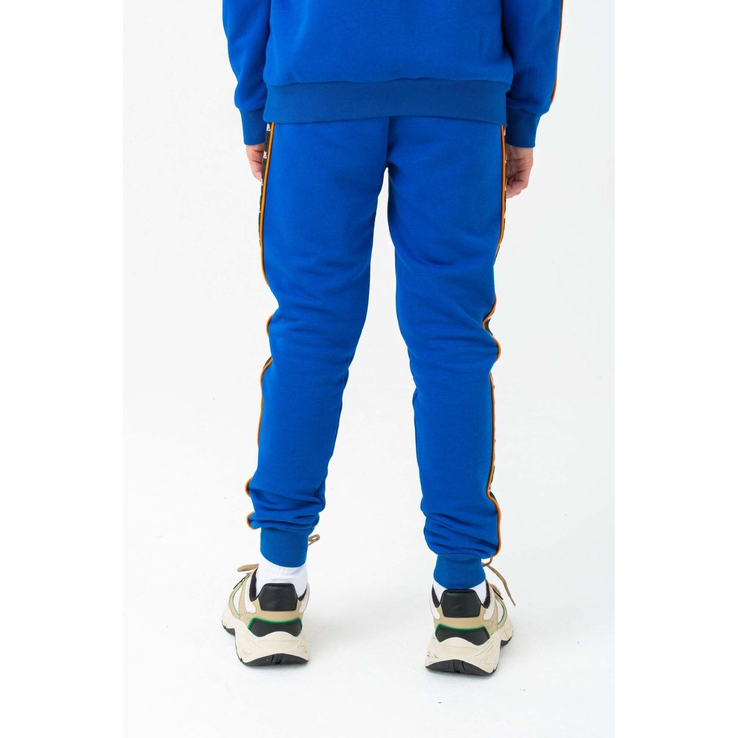 Blue-Orange-Black - Lifestyle - Hype Boys Diversion Script Jogging Bottoms