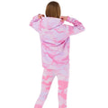 Pink-Silver - Side - Hype Girls Camo Hoodie