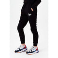 Black - Side - Hype Girls Flower Patch Script Jogging Bottoms