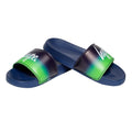 Green-Blue-Black - Front - Hype Childrens-Kids Speckle Fade Sliders