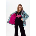 Blue-Black-Pink - Lifestyle - Hype Girls Leopard Print Raincoat