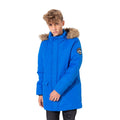 Blue - Front - Hype Childrens-Kids Crest Sleeve Glacial Jacket
