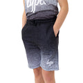 Black-Grey - Front - Hype Boys Speckle Fade Casual Shorts