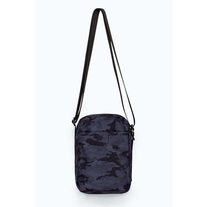 Black-Blue - Back - Hype Roadman Camo Shoulder Bag