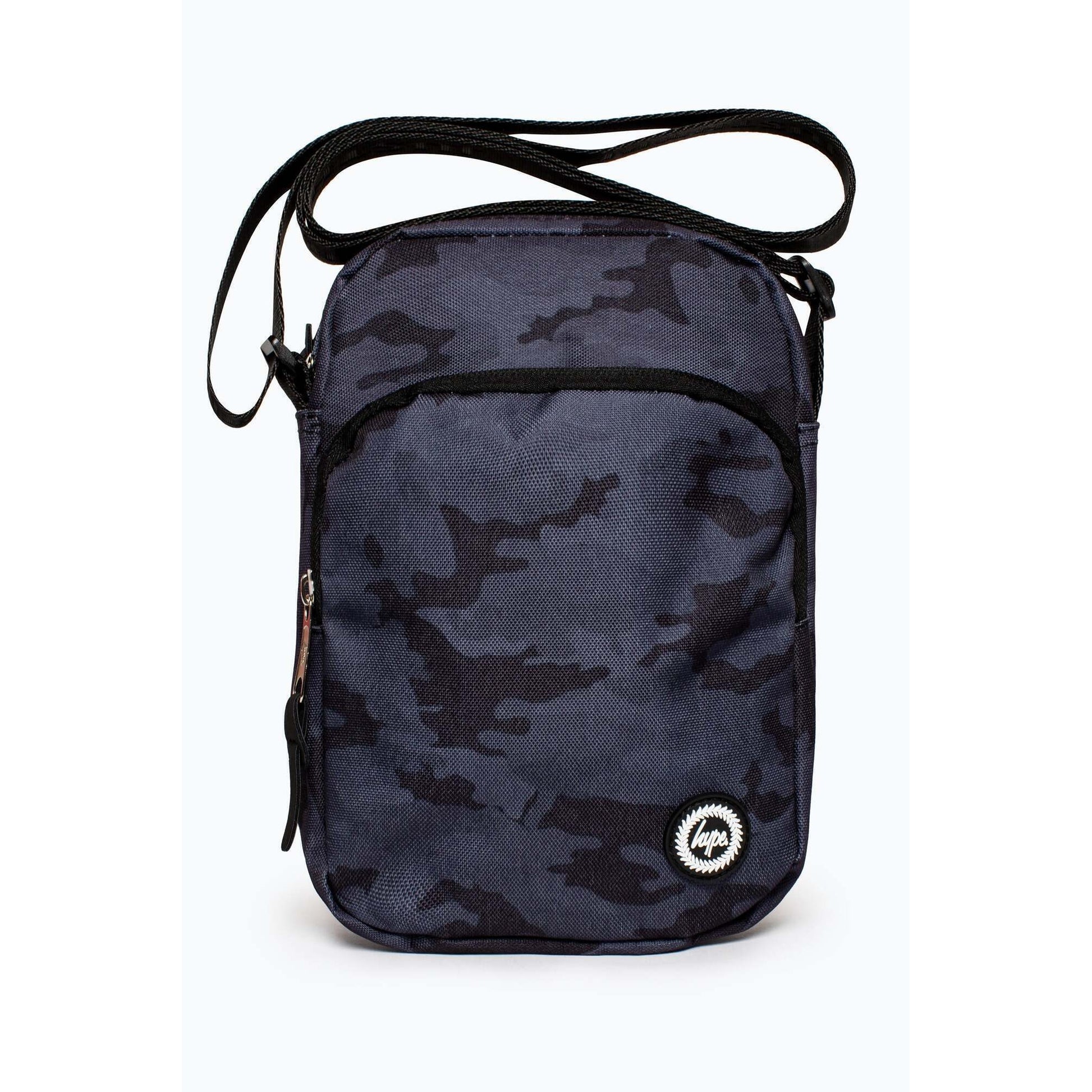 Black-Blue - Side - Hype Roadman Camo Shoulder Bag