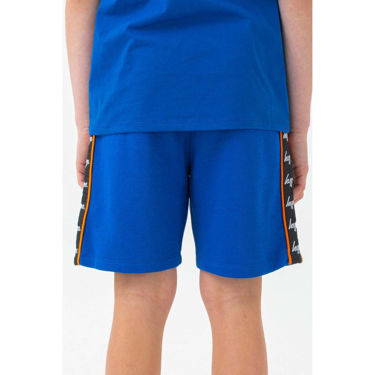 Blue-Black-Orange - Back - Hype Boys Diversion Script Shorts