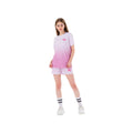 Pink - Front - Hype Girls Speckle Fade Script Short Pyjama Set