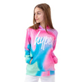 Pink-Blue-White - Front - Hype Girls Pastel Wave Script Hoodie