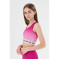 Pink-White - Lifestyle - Hype Girls Speckle Fade Taped Bralette