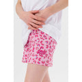 White-Pink - Lifestyle - Hype Girls Rainbow Leopard Print Short Pyjama Set