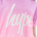 Pink-Purple-Blue - Close up - Hype Girls Mykonos Fade T-Shirt & Jogging Bottoms Set