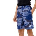 Blue - Front - Hype Boys Camouflage Swim Shorts
