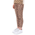 Beige-Black - Front - Hype Girls Cheetah Print Leggings