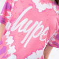 Pink-White-Purple - Side - Hype Girls Heart Tie Dye T-Shirt